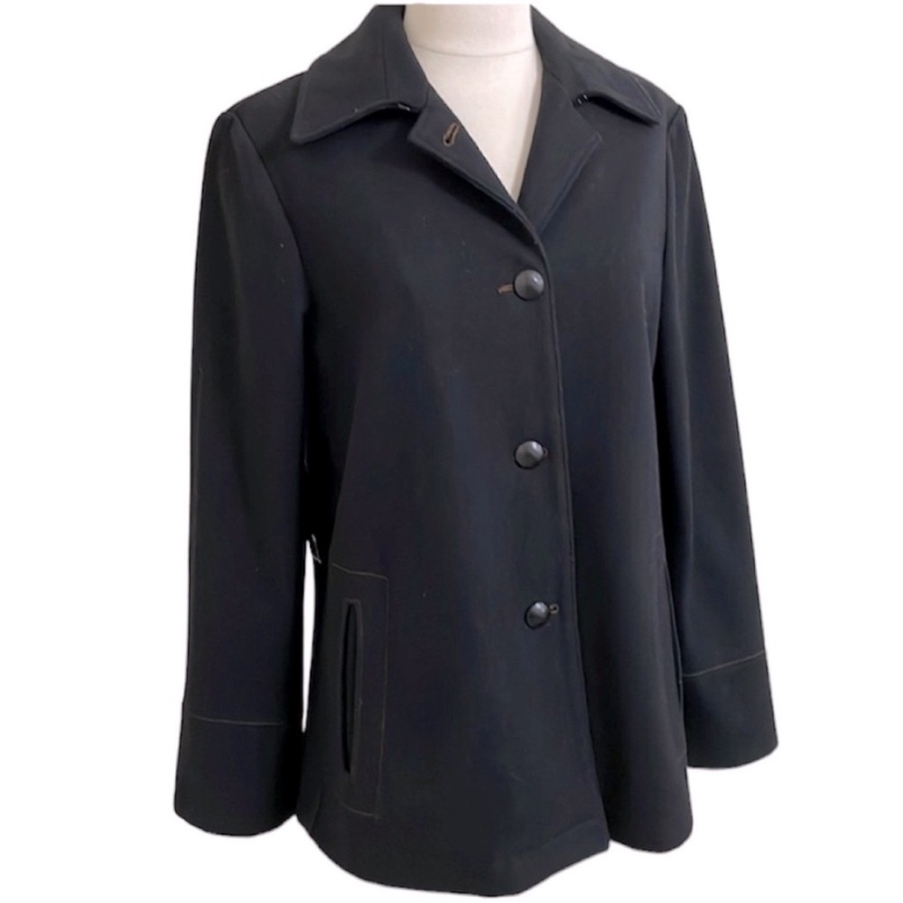 RARE C.P. Company Womens Italian Handmade Black Wool Blazer Size E42/US 6